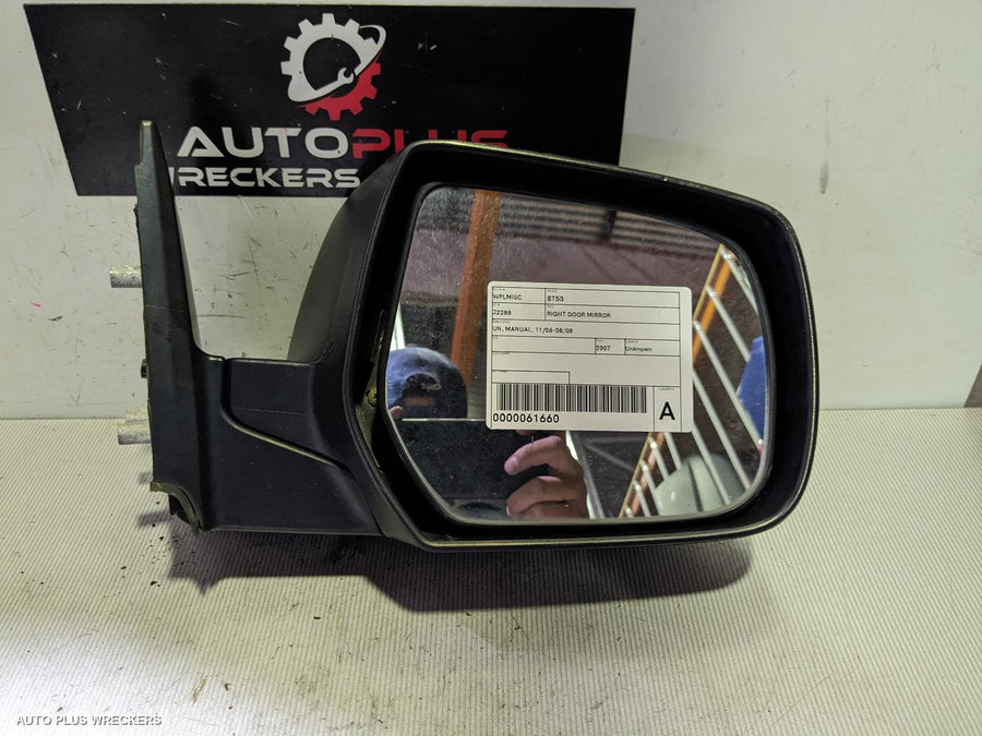 2007 Mazda Bt50 Right Door Mirror