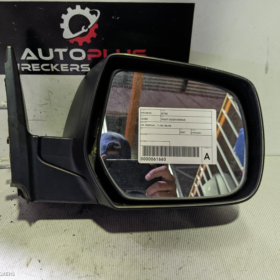 2007 Mazda Bt50 Right Door Mirror