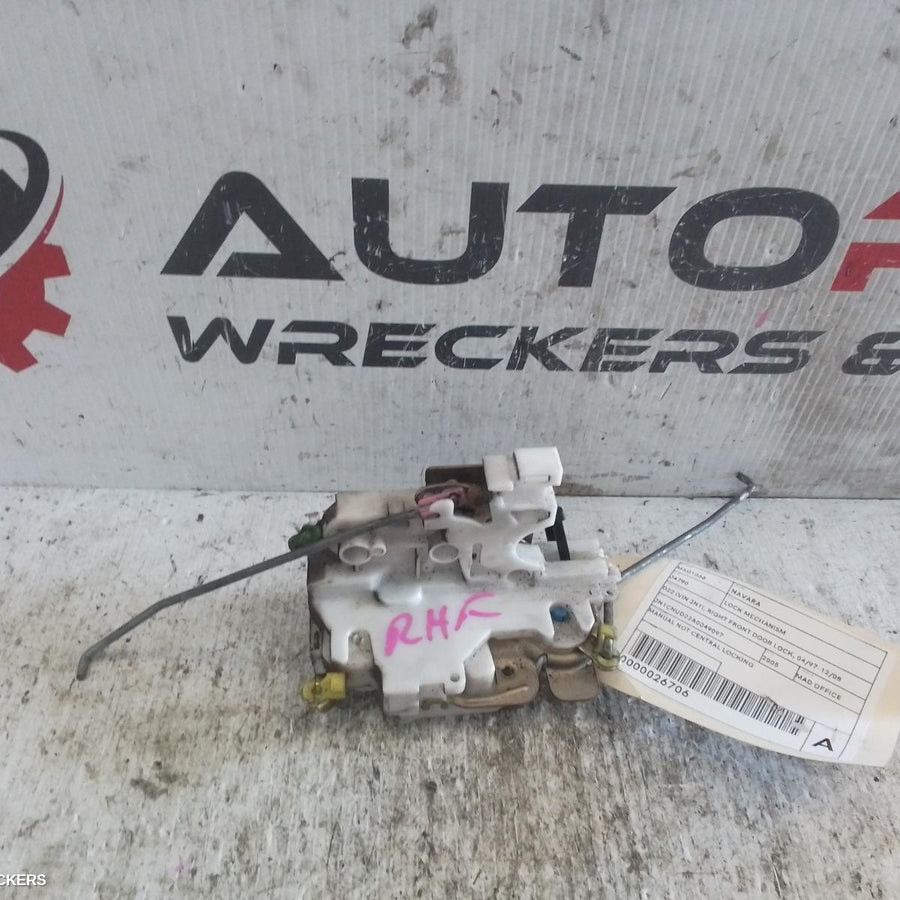1997-2008 Nissan Navara Door Boot Gate Lock