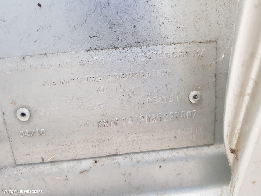 2010 Kia Cerato Instrument Cluster