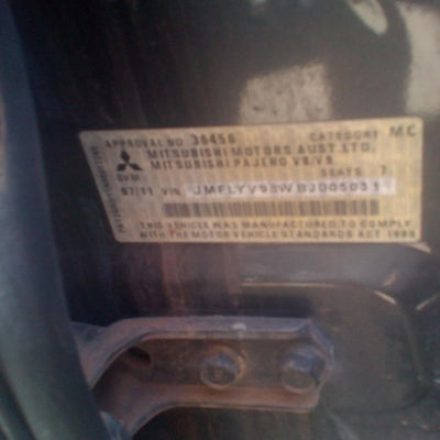 2010-2021 Mitsubishi Pajero Alternator