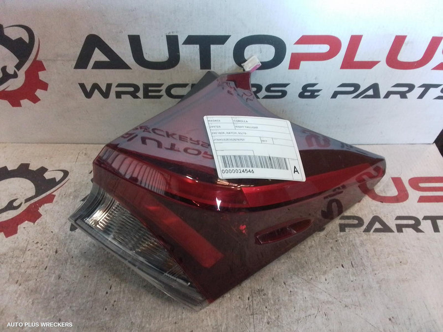 2017 Toyota Corolla Right Taillight