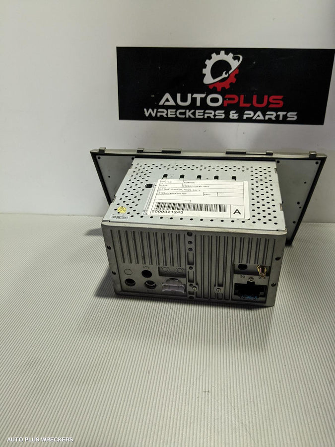 2007 Toyota Aurion Radio Cd Dvd Sat Tv