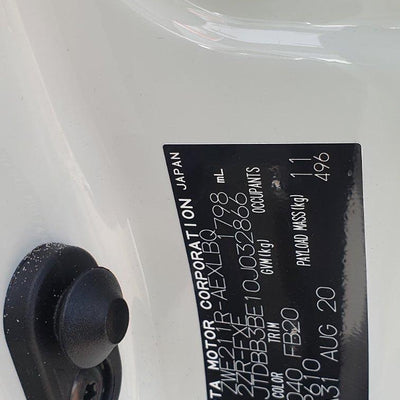 2020 Toyota Corolla Misc Switch Relay