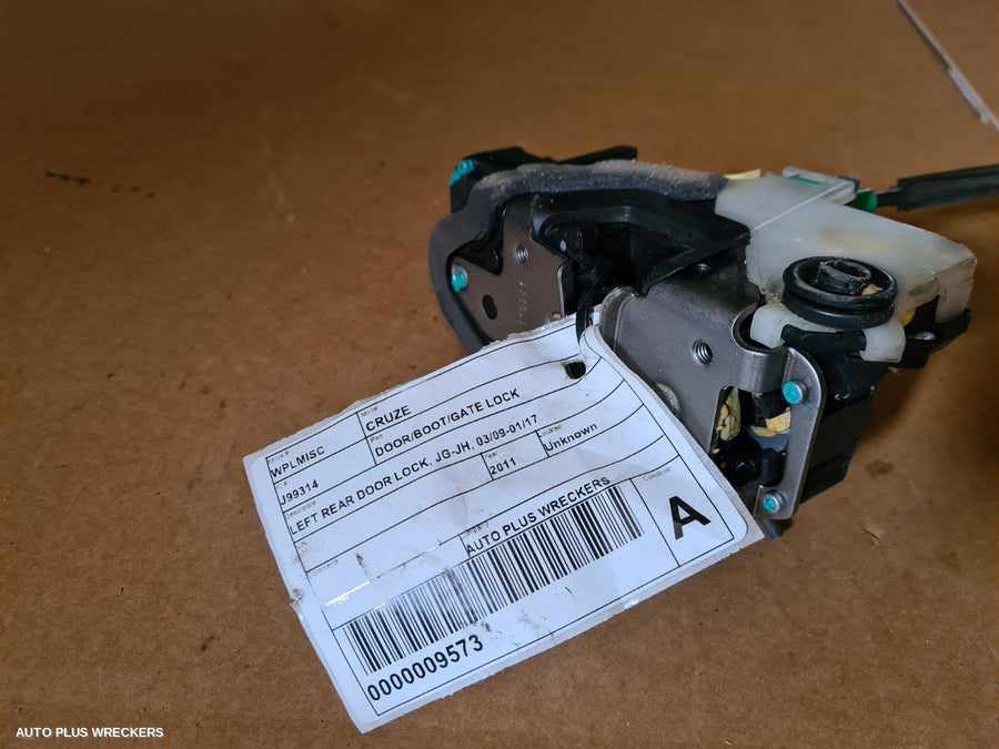 2011 Holden Cruze Door Boot Gate Lock