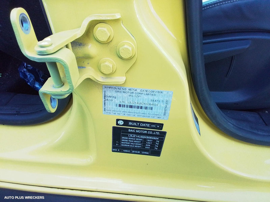 2020 Mg Mg3 Fuel Pump