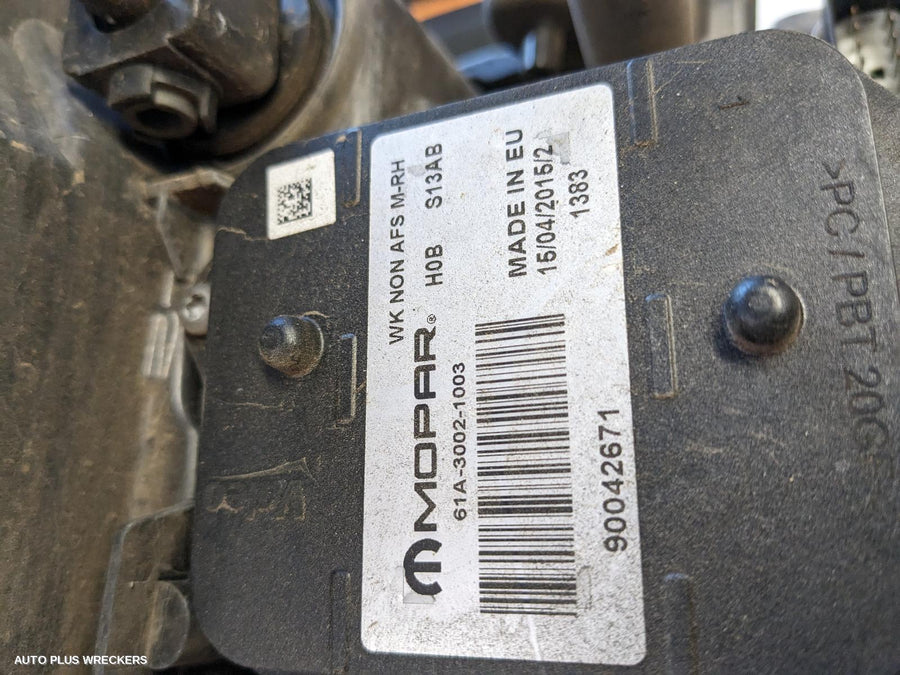 2014 Jeep Grandcherokee Right Headlamp