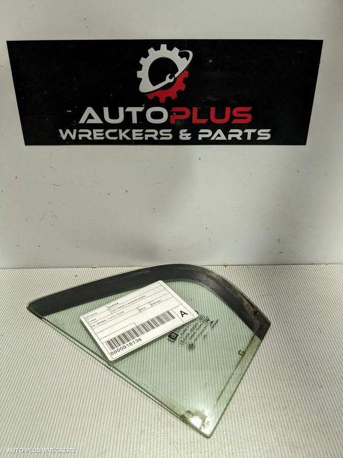 2014 Holden Barina Left Rear 1 4 Door Glass