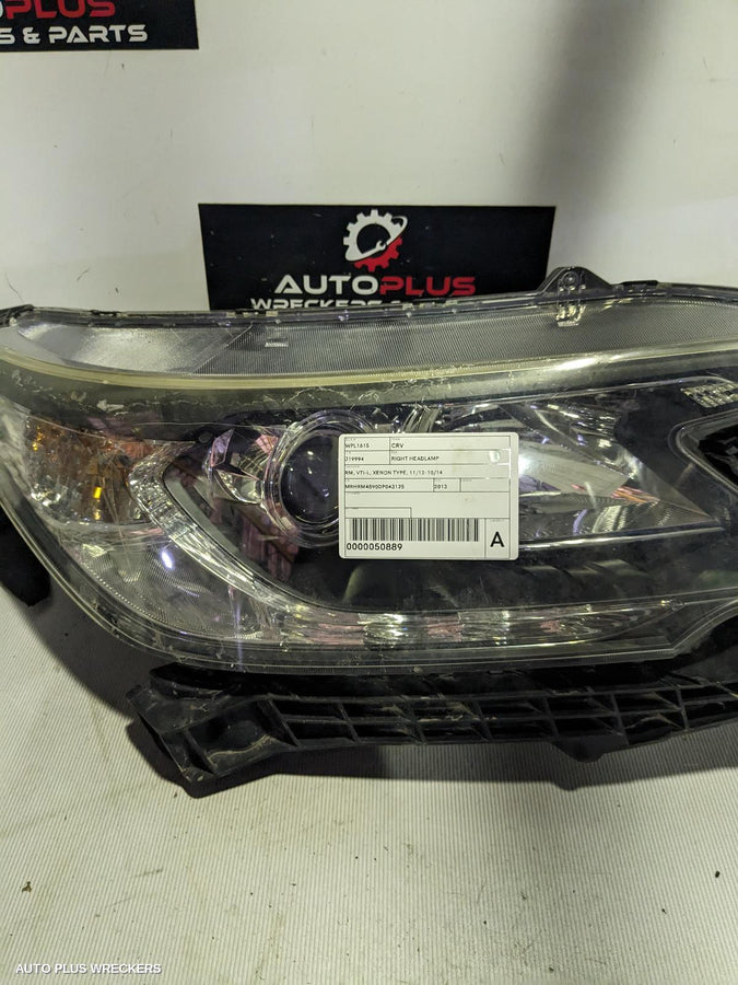 2012-2014 Honda Crv Right Headlamp