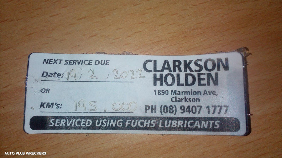 2015 Holden Captiva Left Headlamp