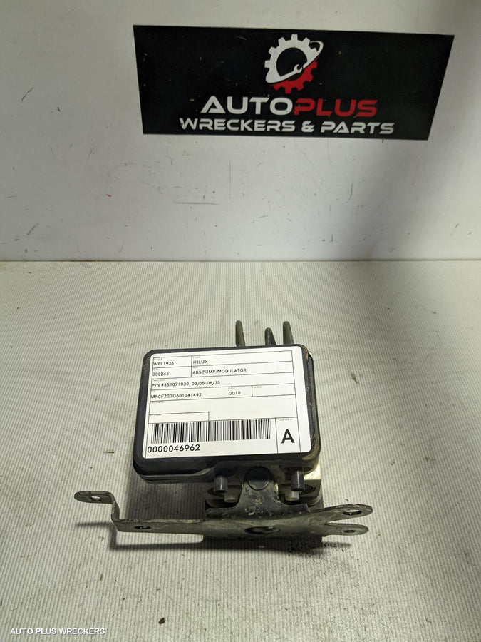2010 Toyota Hilux Abs Pump Modulator