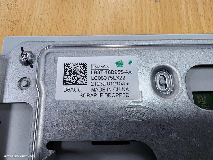 2018-2022 Ford Ranger Radio Cd Dvd Sat Tv