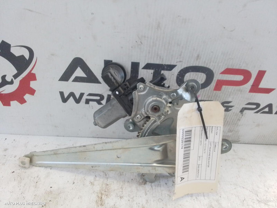 2013-2019 Toyota Corolla Left Rear Wnd Reg Motor
