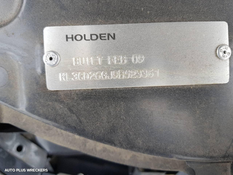 2009 Holden Captiva Left Rear Door Sliding