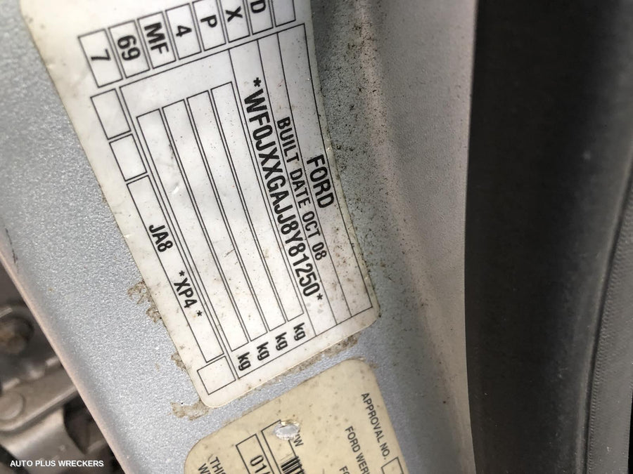 2009 Ford Fiesta Right Rear Wnd Reg Motor