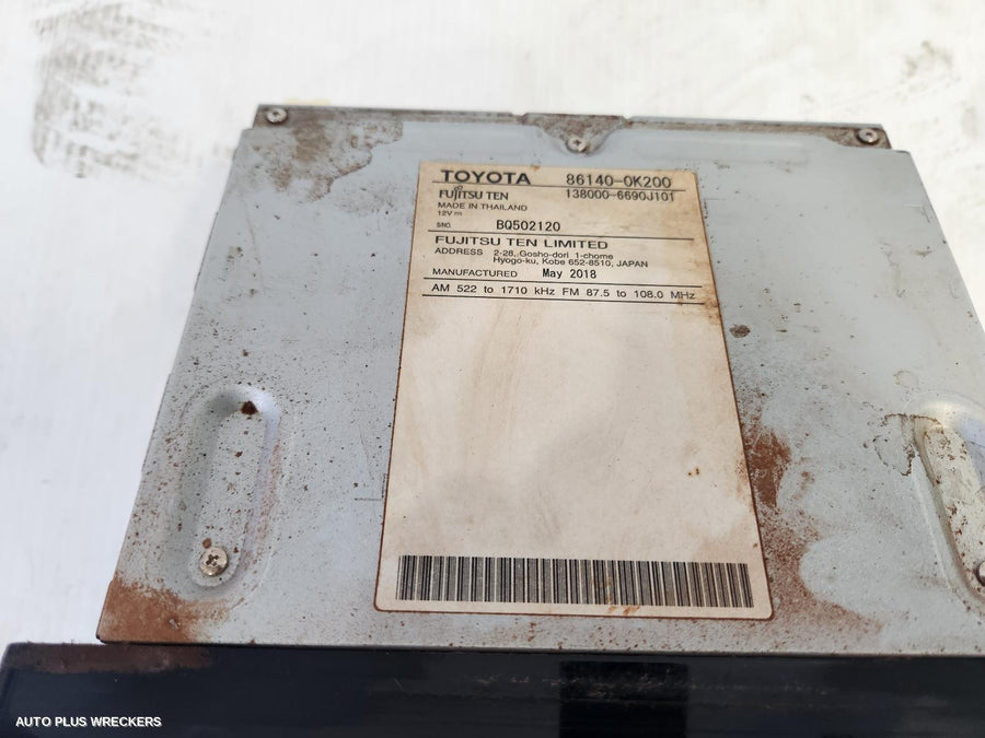 2015-2020 Toyota Hilux Radio Cd Dvd Sat Tv