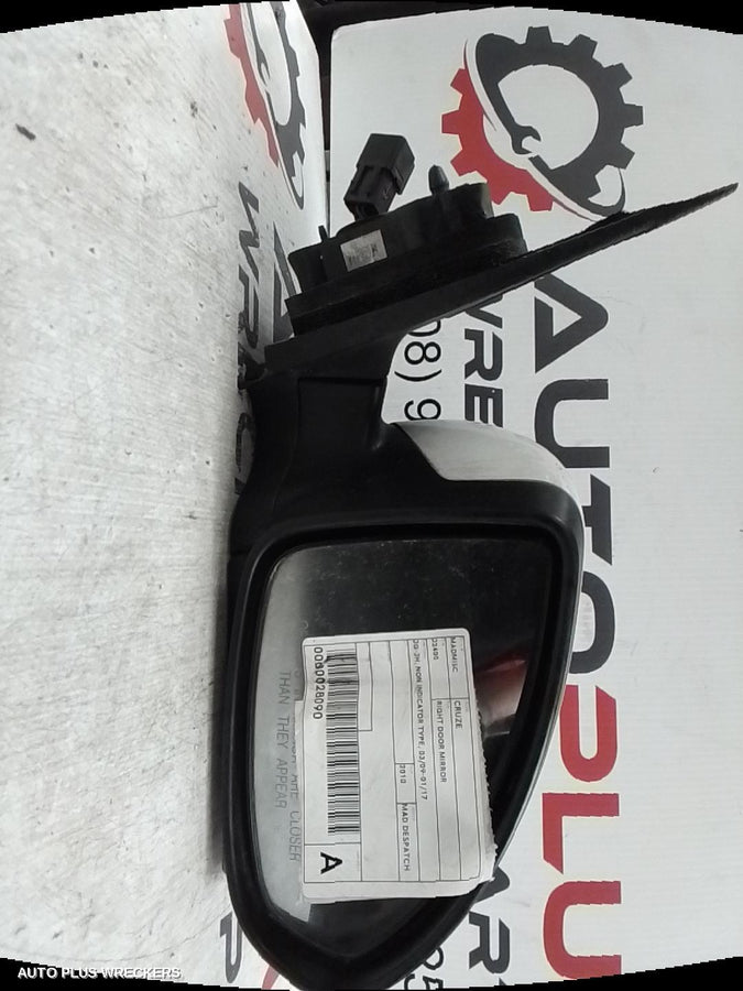 2010 Holden Cruze Right Door Mirror