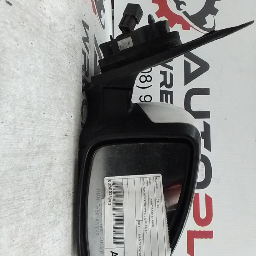 2010 Holden Cruze Right Door Mirror