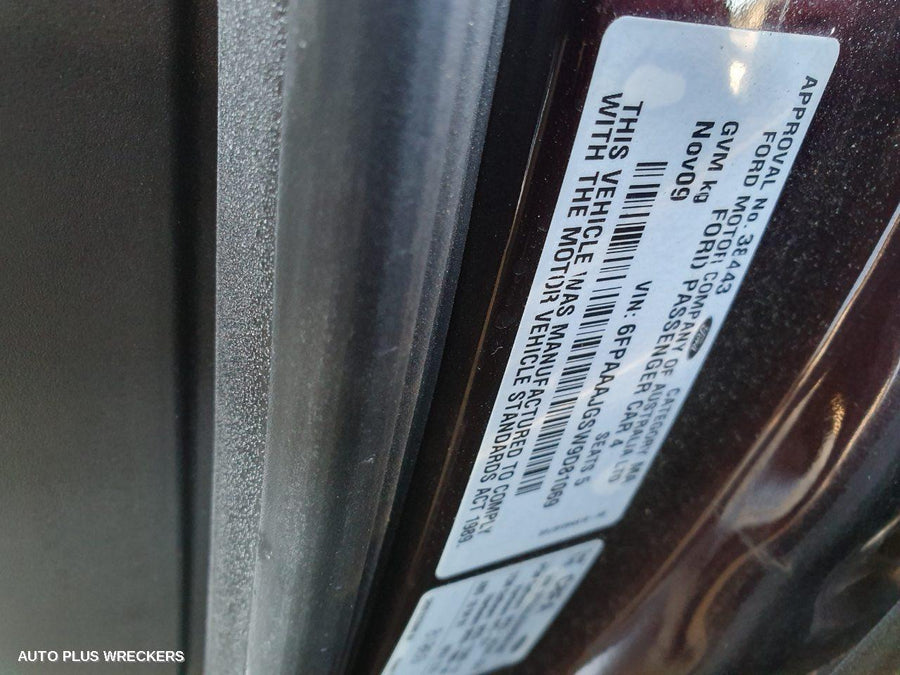 2009 Ford Falcon Seatbelt Stalk