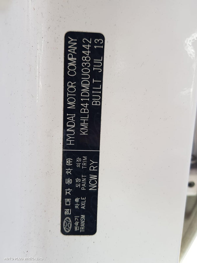 2013 Hyundai I40 Bootlid Tailgate