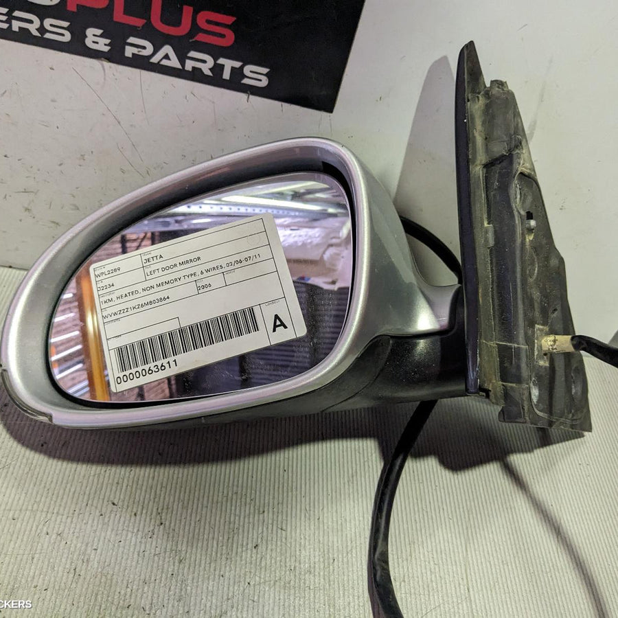 2006-2011 Volkswagen Jetta Left Door Mirror