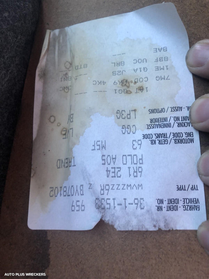 2010 Volkswagen Polo Antenna