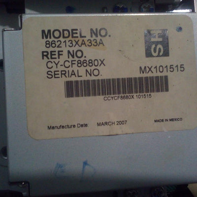 2006-2014 Subaru Tribeca Radio Cd Dvd Sat Tv