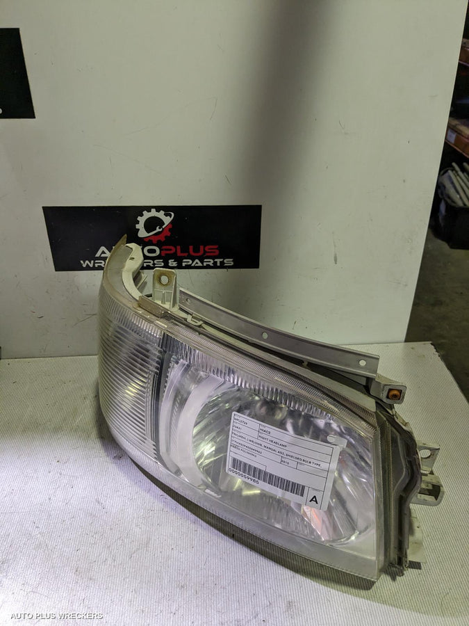 2010-2013 Toyota Hiace Right Headlamp