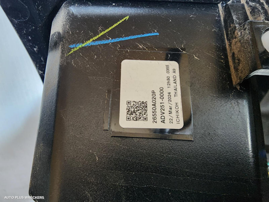 2025 Mitsubishi Triton Right Taillight