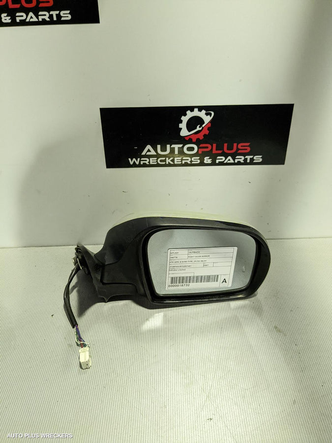 2007 Subaru Outback Right Door Mirror