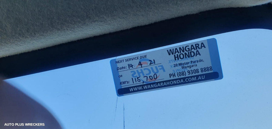 2016 Honda Jazz Right Front Door Window