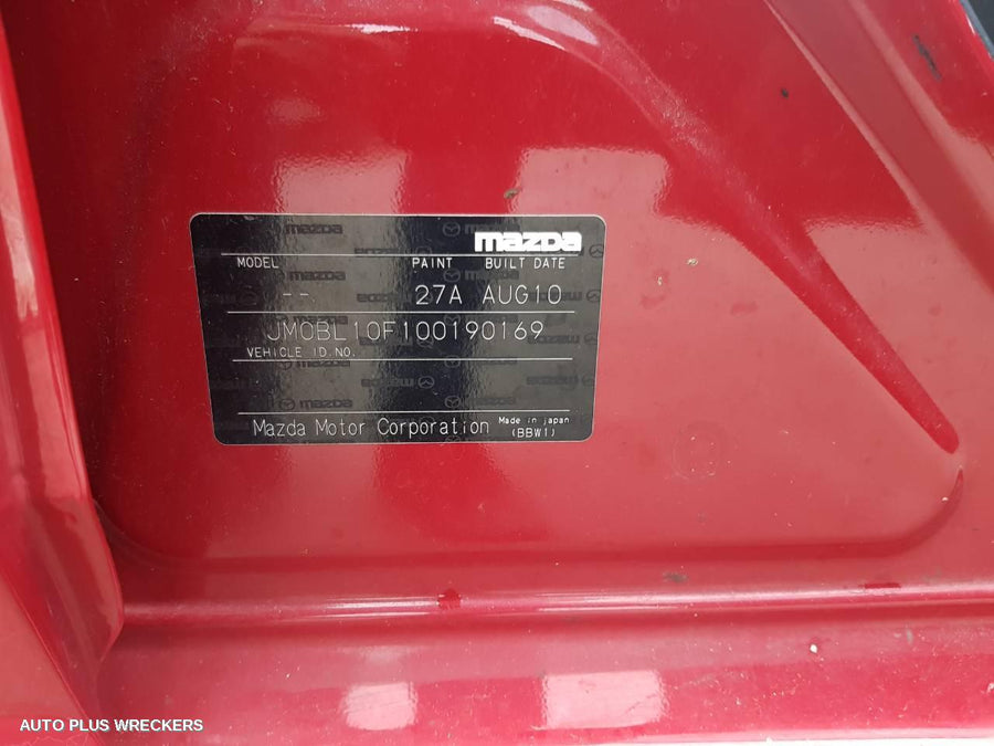 2010 Mazda 3 Pwr Dr Wind Switch