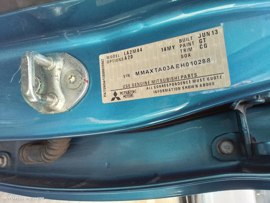 2013 Mitsubishi Mirage Pwr Dr Wind Switch