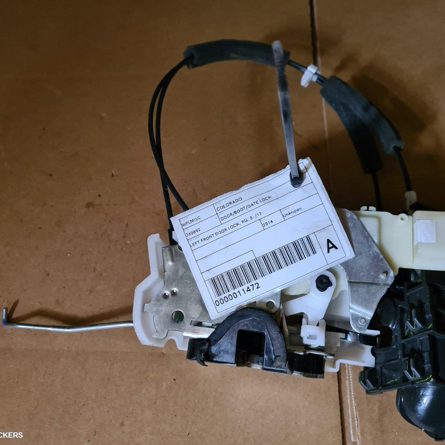 2014 Holden Colorado Door Boot Gate Lock