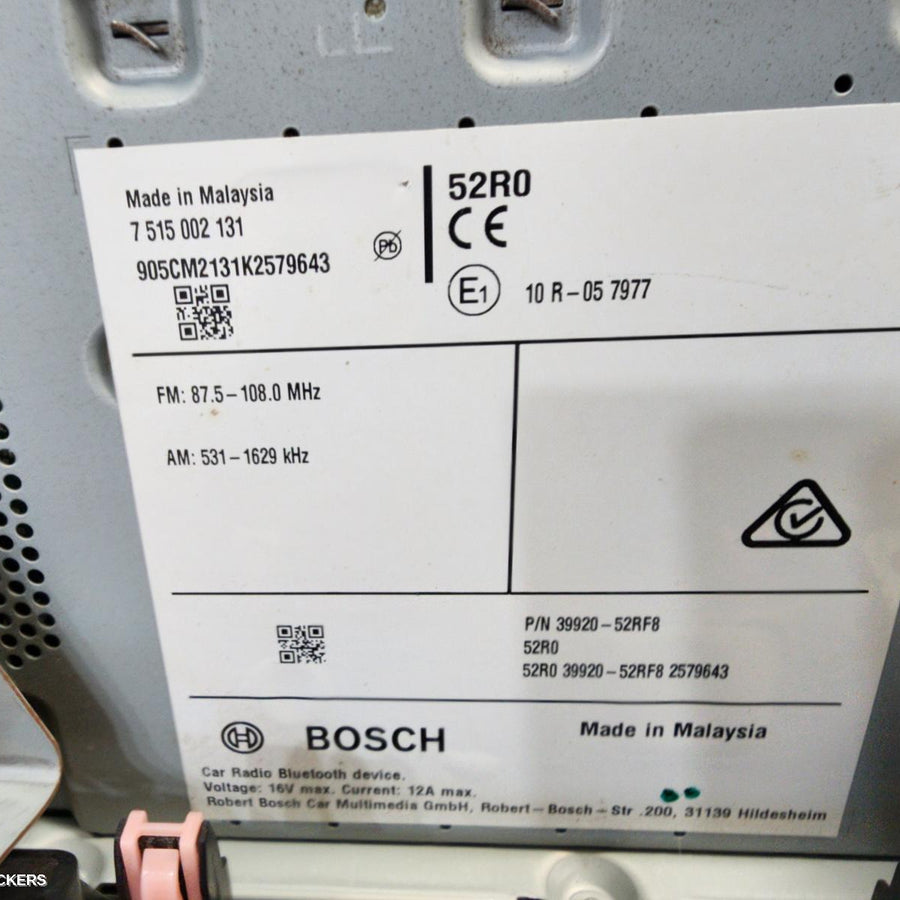 2017-2023 Suzuki Swift Radio Cd Dvd Sat Tv