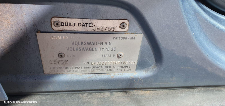 2006 Volkswagen Passat Heater Ac Controls