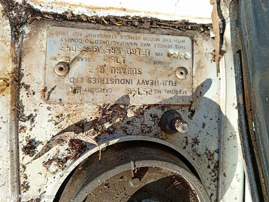 2004 Subaru Impreza Bonnet