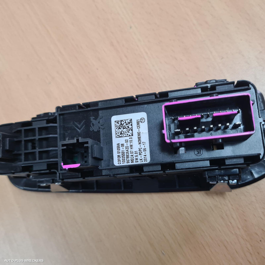 2014 Peugeot 308 Pwr Dr Wind Switch