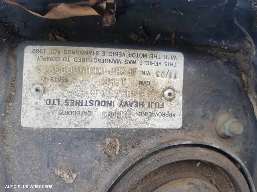 2003 Subaru Outback Left Door Mirror