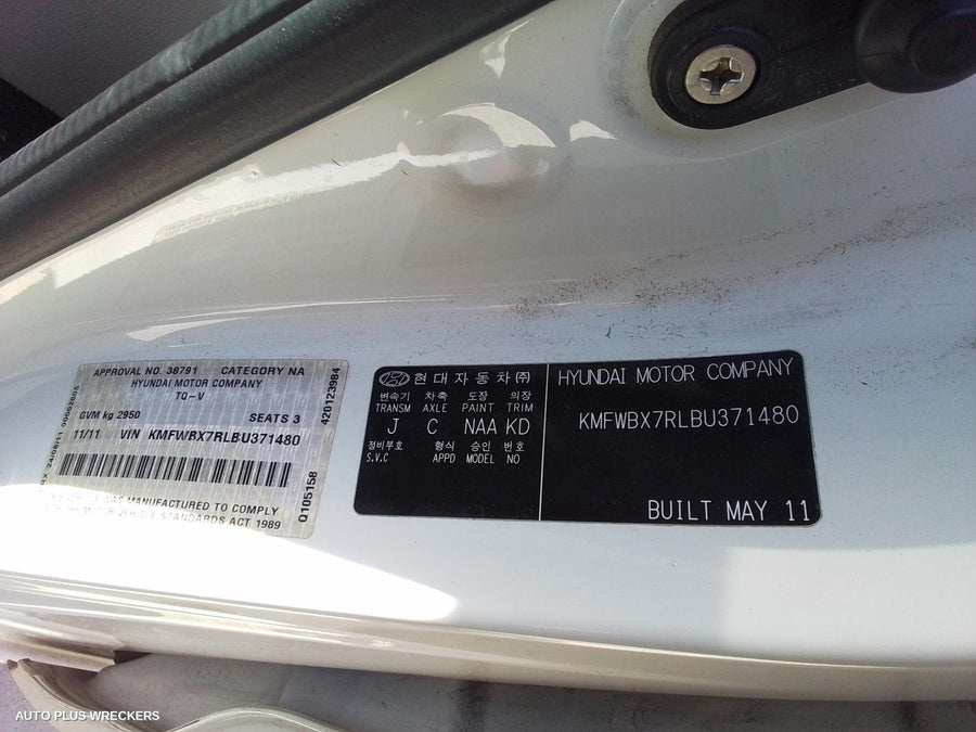 2011 Hyundai Iload/imax Sunvisor