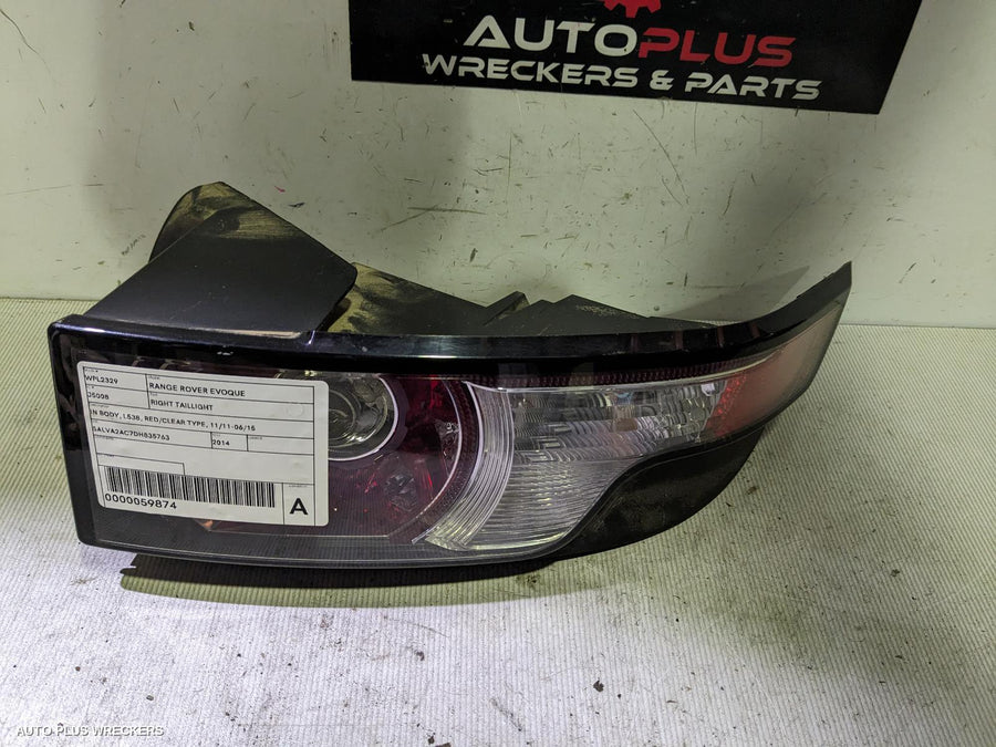 2011-2015 Land Rover Rangerover Evoque Right Taillight