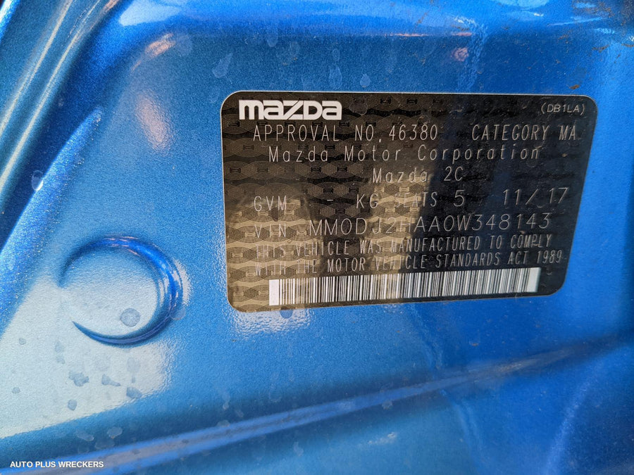 2017 Mazda 2 Abs Pump Modulator