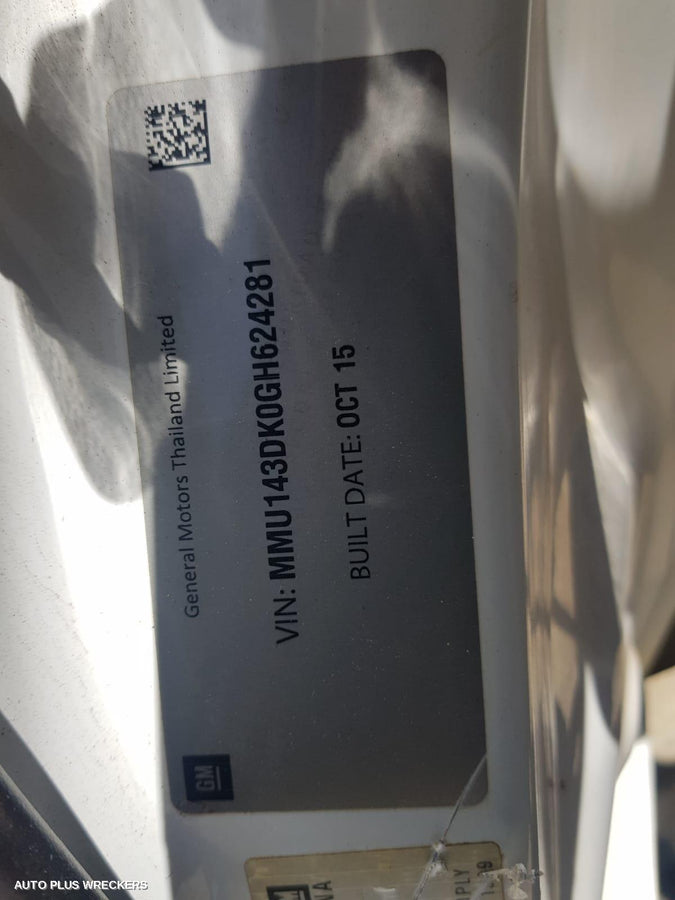 2016 Holden Colorado A C Compressor