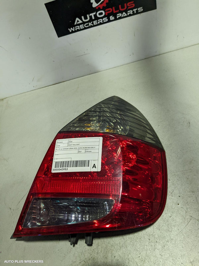 2007 Honda Jazz Right Taillight