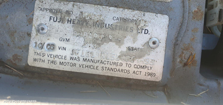 2006 Subaru Liberty Left Front Door