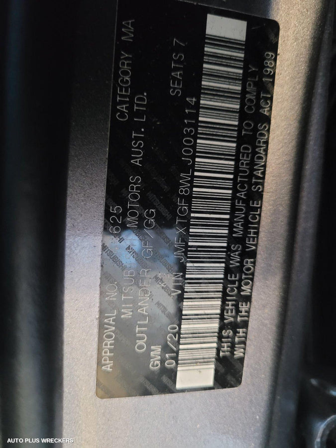 2020 Mitsubishi Outlander Abs Pump Modulator