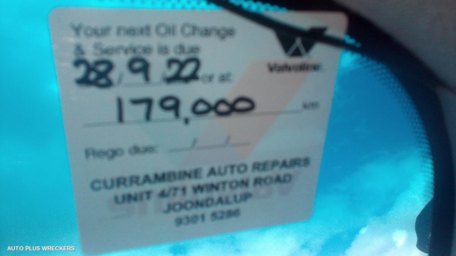 2007 Hyundai I30 Left Taillight