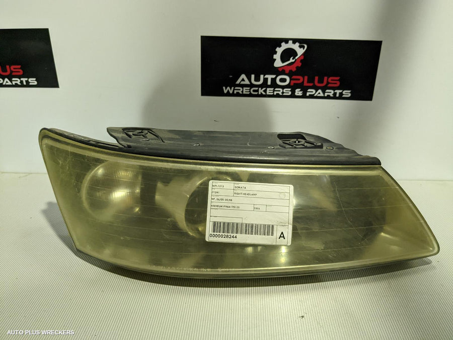 2006 Hyundai Sonata Right Headlamp