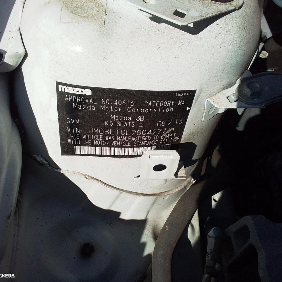 2013 Mazda 3 Radio Cd Dvd Sat Tv