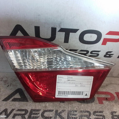 2012 Toyota Aurion Rear Garnish